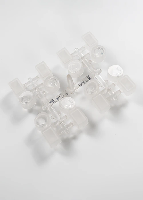 transparant low volume manufacturing components