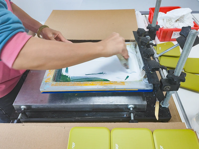 Typical finish method for injection molded plastic parts